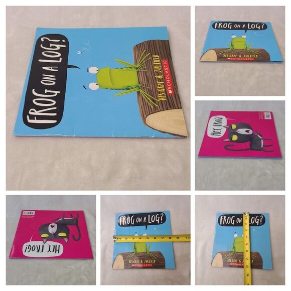 Frog On A Log? Kes Gray & Jim Field Scholastic Paperback 2017 - Picture 7 of 8